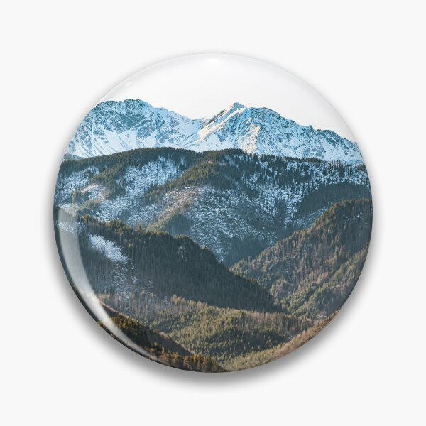 Item preview, Panoramic View of the Tatra Mountains with Snow-Capped Peaks designed and sold by alicjamiekina.