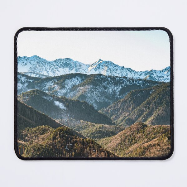Item preview, Panoramic View of the Tatra Mountains with Snow-Capped Peaks designed and sold by alicjamiekina.