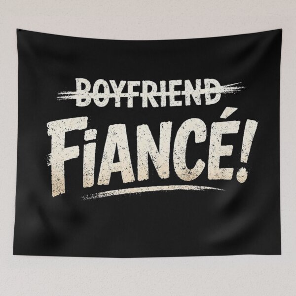 Item preview, 002 Engagement Boyfriend Fiance T-Shirt Married Man Wedding designed and sold by Alexis Art Collection.