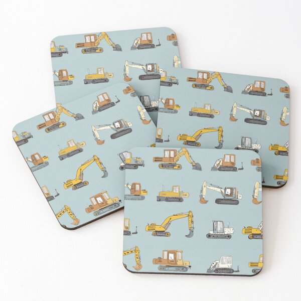 Item preview, Excavator pattern for boys  designed and sold by SmileshareShop.