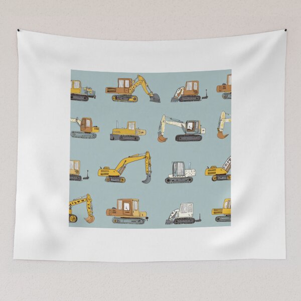 Item preview, Excavator pattern for boys  designed and sold by SmileshareShop.