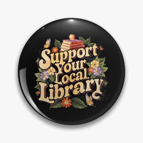Item preview, Lover Bookworm – Support Your Local Library designed and sold by jujesizyj27.