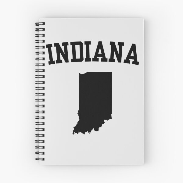 Item preview, Indiana Home - Minimalist Black State Map Silhouette designed and sold by mashmosh.