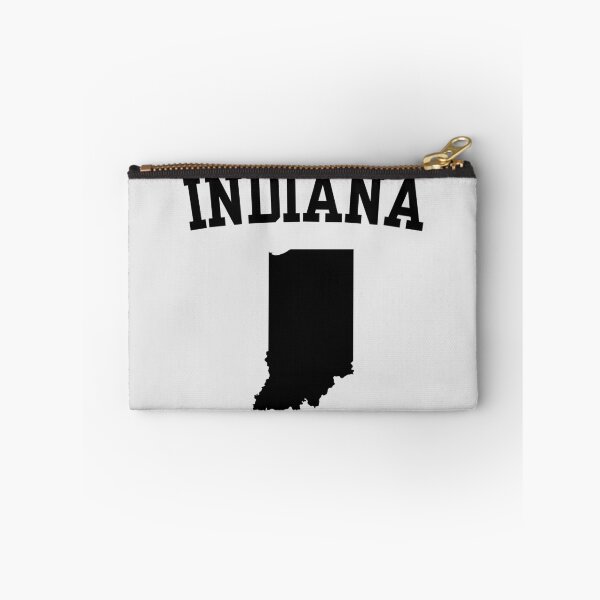 Item preview, Indiana Home - Minimalist Black State Map Silhouette designed and sold by mashmosh.