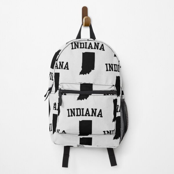 Item preview, Indiana Home - Minimalist Black State Map Silhouette designed and sold by mashmosh.