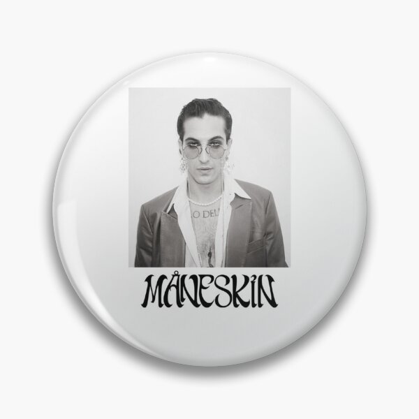 Item preview, Damiano David Black & White Portrait – Iconic Rock Aesthetic Art designed and sold by markelhovardt.