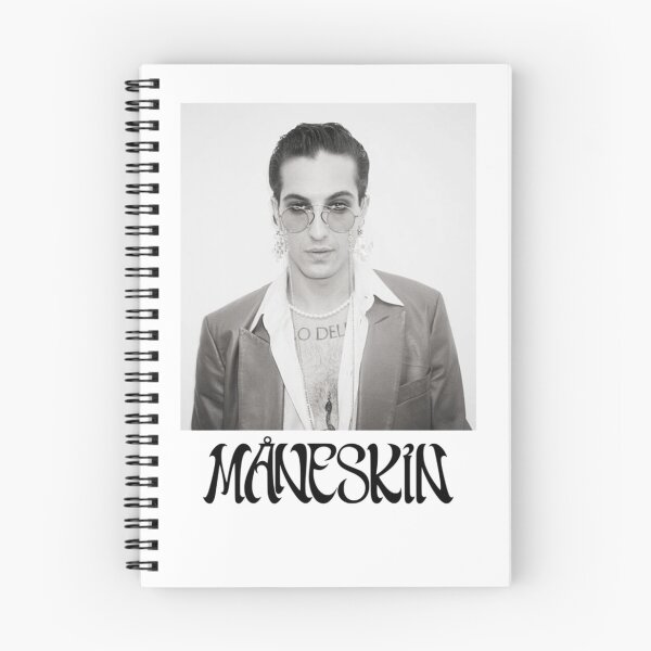 Item preview, Damiano David Black & White Portrait – Iconic Rock Aesthetic Art designed and sold by markelhovardt.