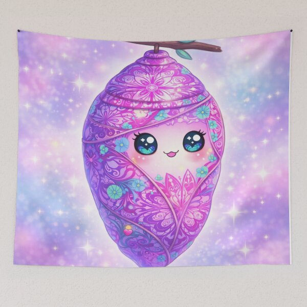 Item preview, Kawaii Flowery Chrysalis – Cute and Magical designed and sold by Herami.