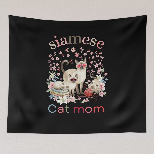 Item preview, Siamese cat mom designed and sold by Fateh-Kro ⭐⭐⭐⭐⭐.