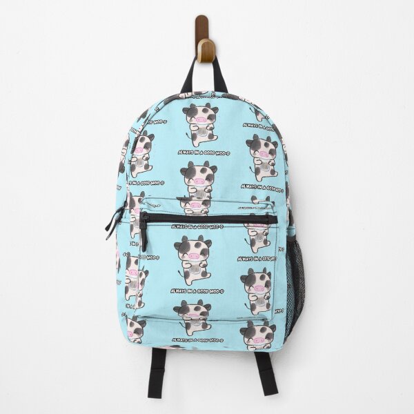 Item preview, Cute happy black and white cow designed and sold by Twinkley-tees.