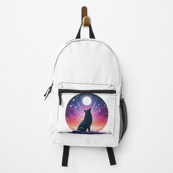 Item preview, Celestial Howling Wolf Full Moon Galaxy designed and sold by BigBlueArt.