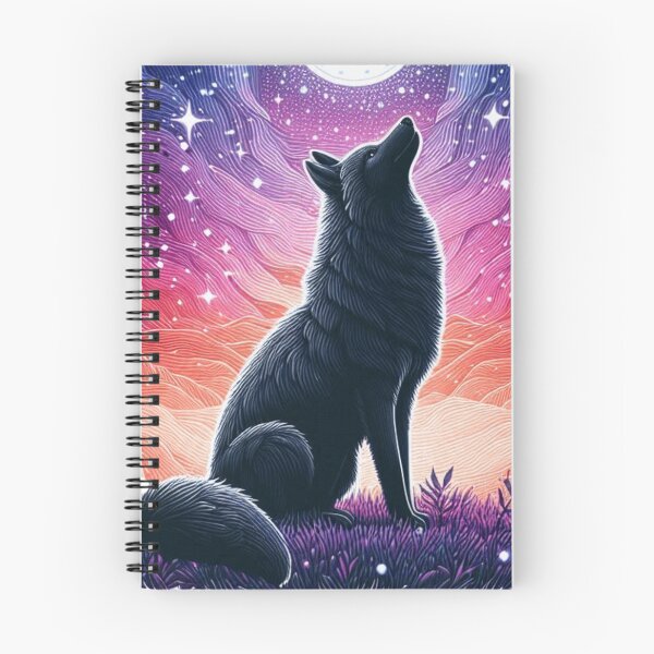 Item preview, Celestial Howling Wolf Full Moon Galaxy designed and sold by BigBlueArt.