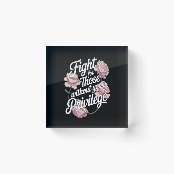 Item preview, Fight For Those Without Your Privilege Resist Floral designed and sold by CottonCandyPrin.