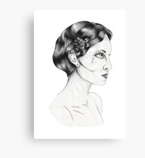 Woman Head Canvas Print