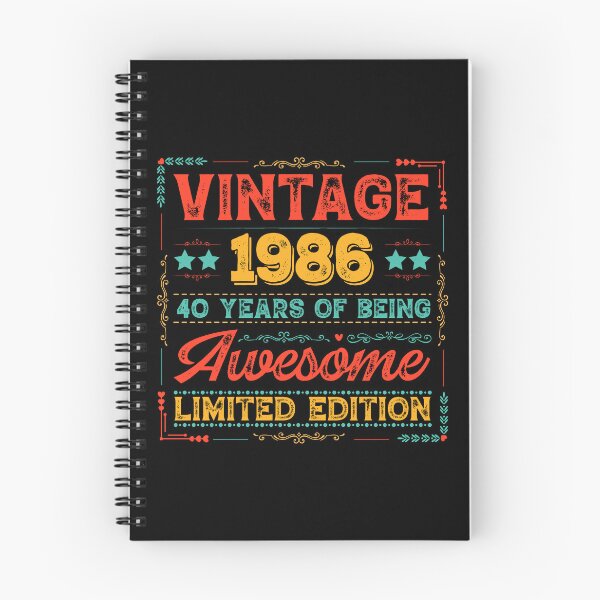 Item preview, Vintage 1986 Made in 1986 40th Birthday 40 Years Old designed and sold by Blok45.