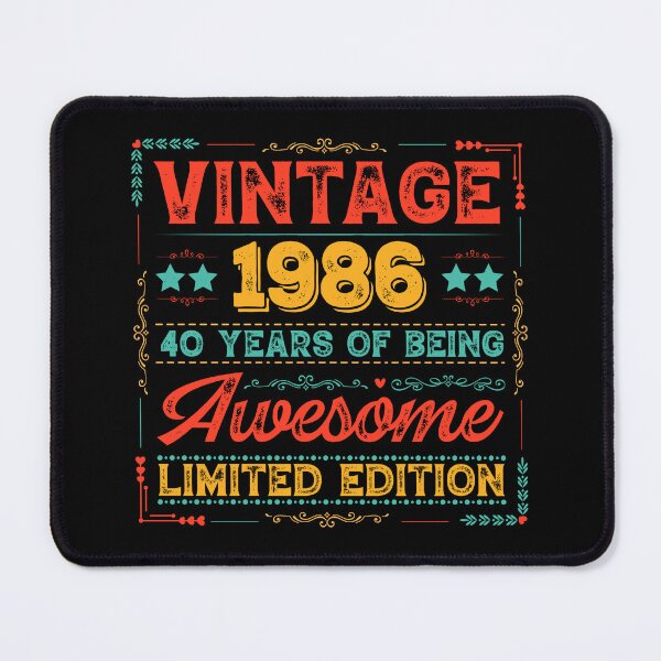 Item preview, Vintage 1986 Made in 1986 40th Birthday 40 Years Old designed and sold by Blok45.