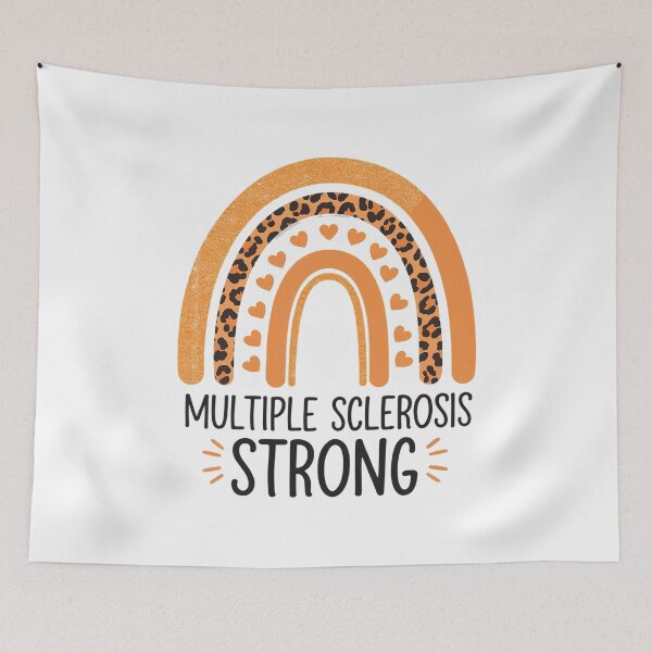 Item preview, Multiple Sclerosis Warrior  Orange Ribbon World MS Day designed and sold by repconomArt.