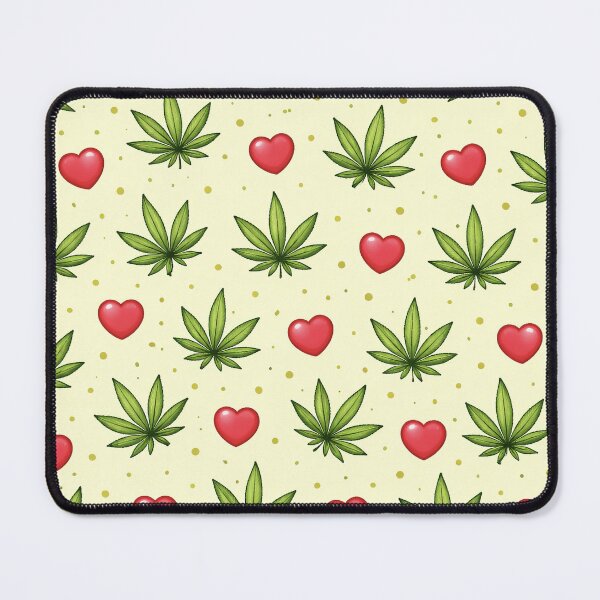 Item preview, Weed and hearts designed and sold by AIEverything.