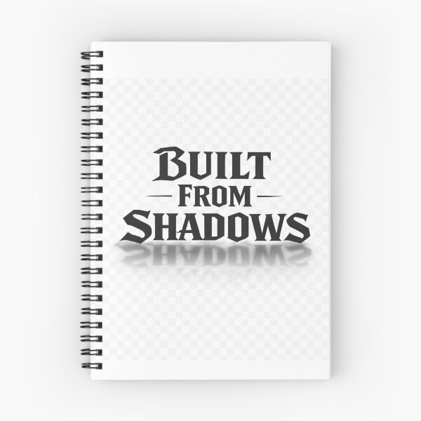 Item preview, Built From Shadows – Gothic Strength Quote designed and sold by DripVector.