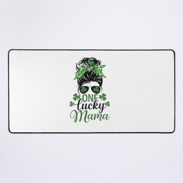 Item preview, One Lucky Mama Mom Shamrock Matching Family St Patricks Day designed and sold by repconomArt.