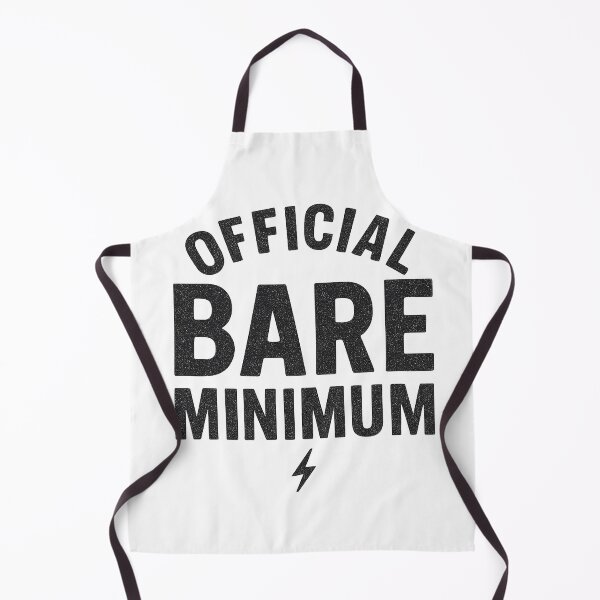 Item preview, Official Bare Minimum Slogan Design designed and sold by Taylor Bb.