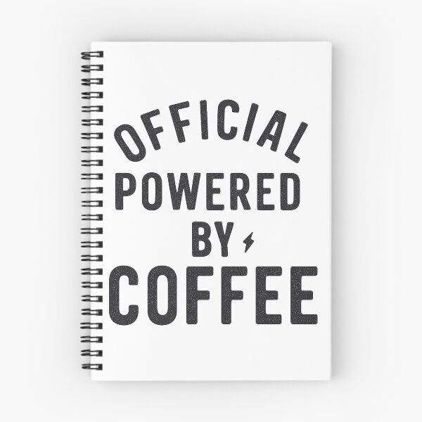 Item preview, Official Powered By Coffee Bold Typography designed and sold by Taylor Bb.