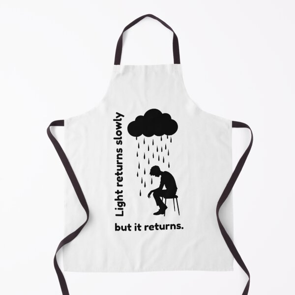 Item preview, Light Returns Slowly – Hope & Healing Quote designed and sold by NeutronDesign.