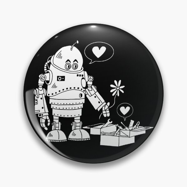 Item preview, Robot in love (white) designed and sold by Lagueny.