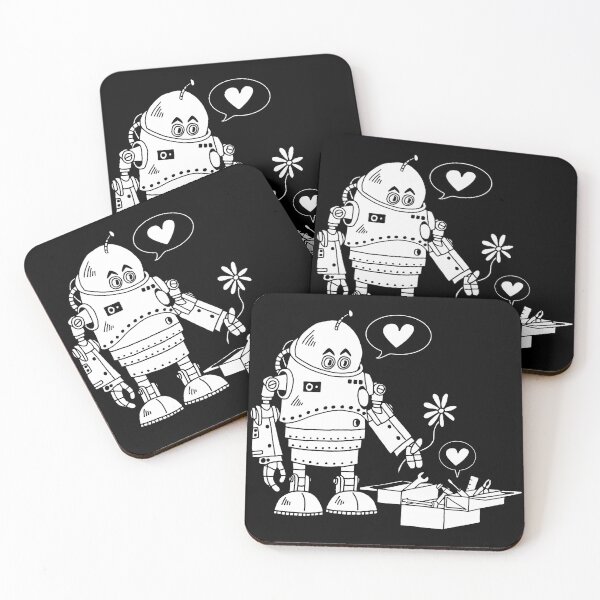 Item preview, Robot in love (white) designed and sold by Lagueny.
