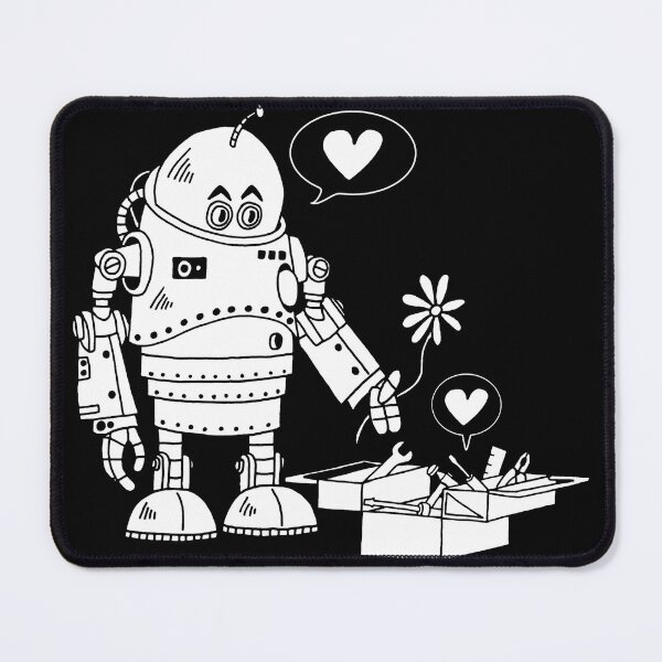 Item preview, Robot in love (white) designed and sold by Lagueny.