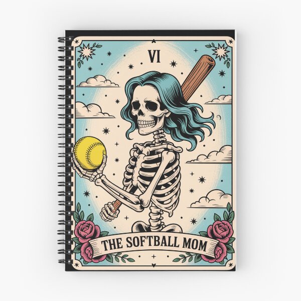 Item preview, Softball Mom Tarot Card Skeleton Softball Mama designed and sold by johnertullio.