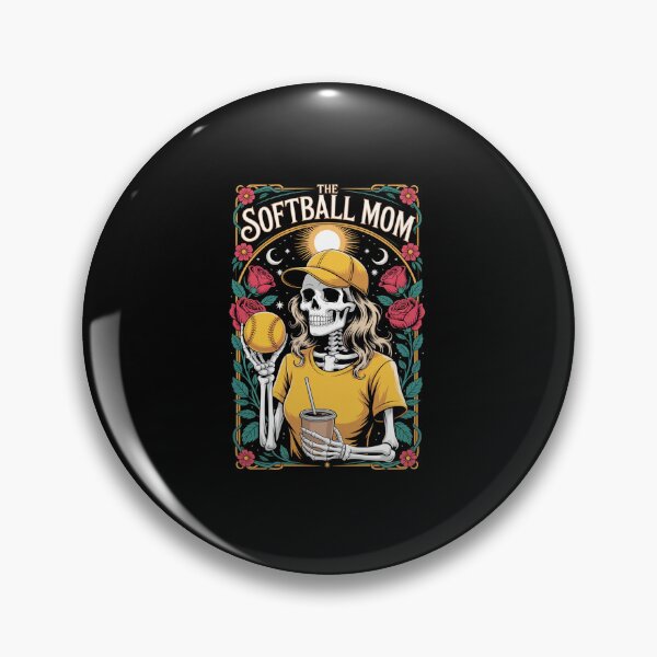Artikelvorschau, Softball-Mama-Tarotkarte Skelett Sport entworfen und verkauft von Elenasriveras.