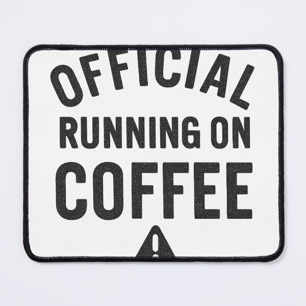 Item preview, Official Running On Coffee Slogan Design designed and sold by Taylor Bb.