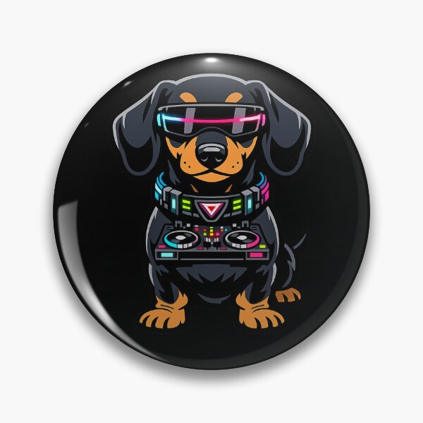 Item preview, Techno Dachshund designed and sold by Faszination Niederrhein.