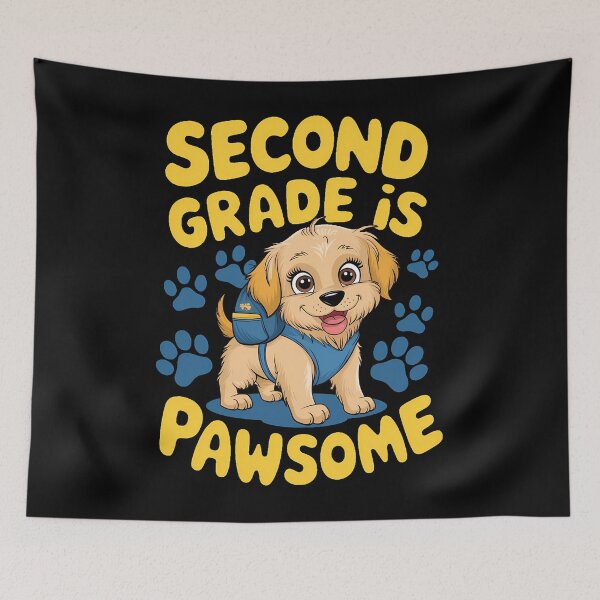 Item preview, First Day Of School Puppy Dog Second Grade designed and sold by CruelShadesSt.
