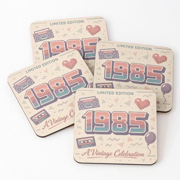 Item preview, Born in 1985 Retro Birthday Design – Vintage Limited  designed and sold by elgreko.