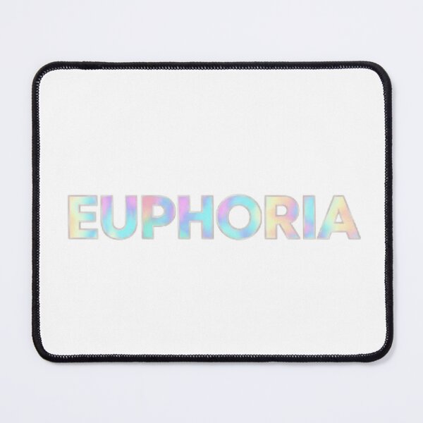 Item preview, Euphoria - Iridescent Holographic Aesthetic Typography Design designed and sold by Dragon's Ascent.