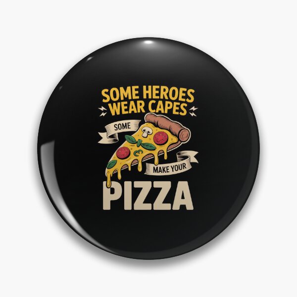 Item preview, Some Heroes Wear Capes Food Lover Pizza Baker designed and sold by Elenasriveras.
