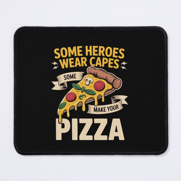 Item preview, Some Heroes Wear Capes Food Lover Pizza Baker designed and sold by Elenasriveras.