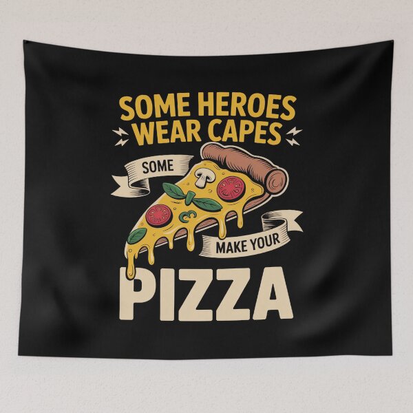 Item preview, Some Heroes Wear Capes Food Lover Pizza Baker designed and sold by Elenasriveras.