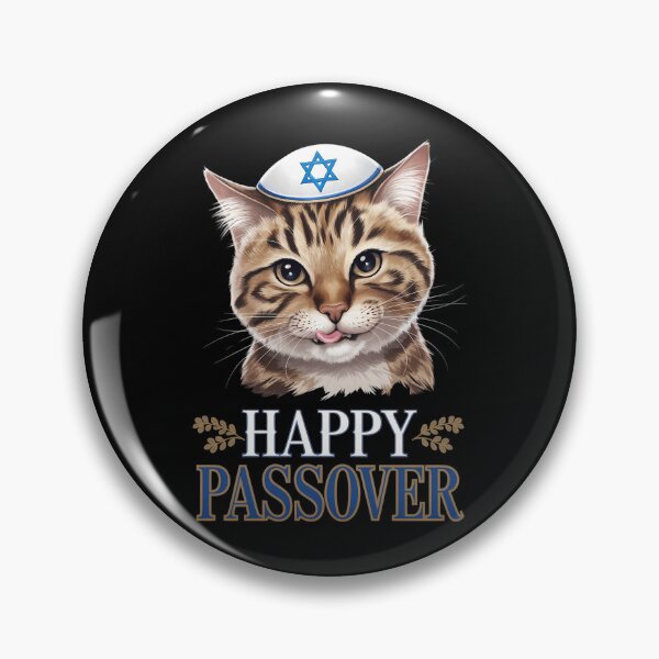 Item preview, Passover Happy Passover Cat Funny Seder Jewish Holiday designed and sold by CruelShadesSt.