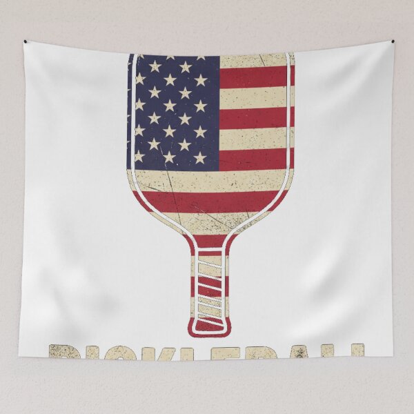 Item preview, Patriotic USA Flag Pickleball Paddle | American Flag Sport Graphic designed and sold by Alexis Art Collection.