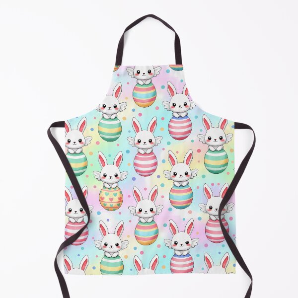Item preview, Angel Bunny Delight – Seamless Easter Egg Pattern designed and sold by meesub.