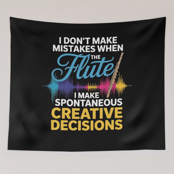 Item preview, Spontaneous Creative Decisions Flute Flutist designed and sold by Elenasriveras.