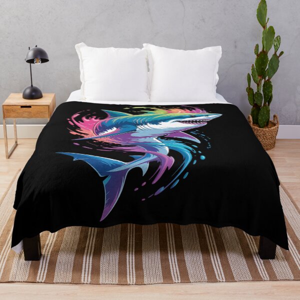 Item preview, Shark Marine Biologist Paint Splash Ocean Animal Shark Lover designed and sold by CruelShadesSt.