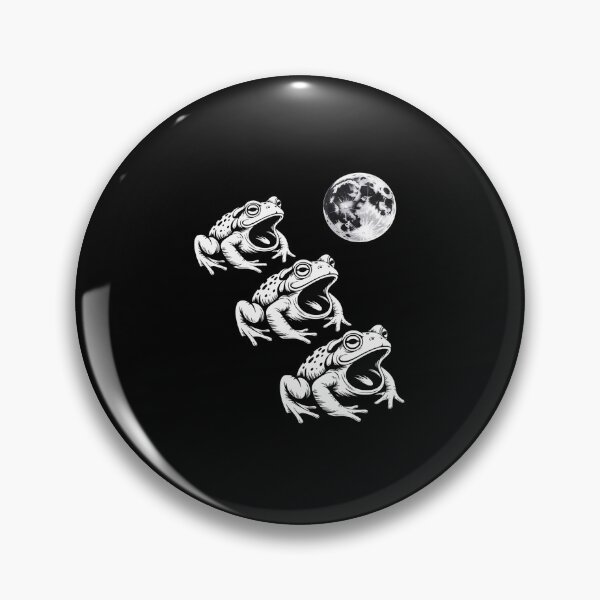 Artikelvorschau, Drei Frösche heulen den Mond an 3 Frosch Mond entworfen und verkauft von HORIZBoutique.