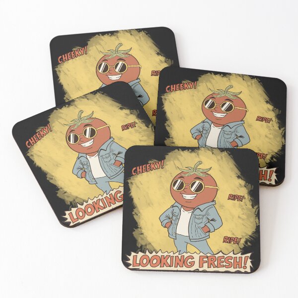 Item preview, Looking Fresh Tomato – Cheeky Funny Food Character Art designed and sold by Popstudio85.