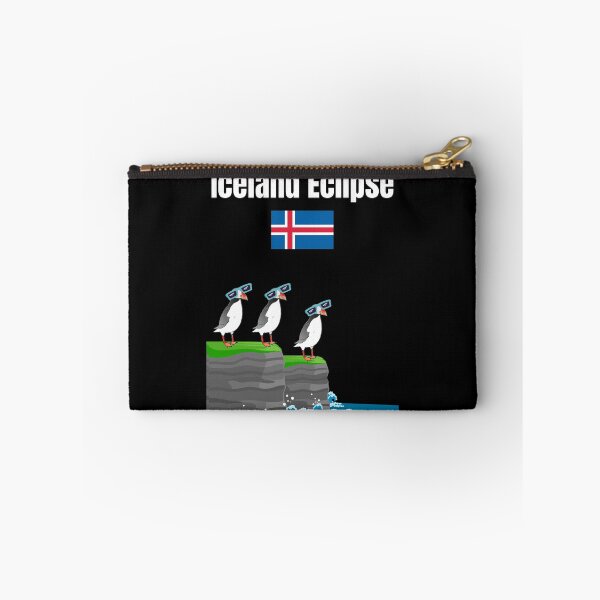 Item preview, Iceland solar eclipses lover Puffin Colony Iceland flag souvenir designed and sold by Artstastic.