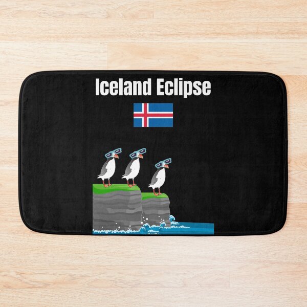 Item preview, Iceland solar eclipses lover Puffin Colony Iceland flag souvenir designed and sold by Artstastic.