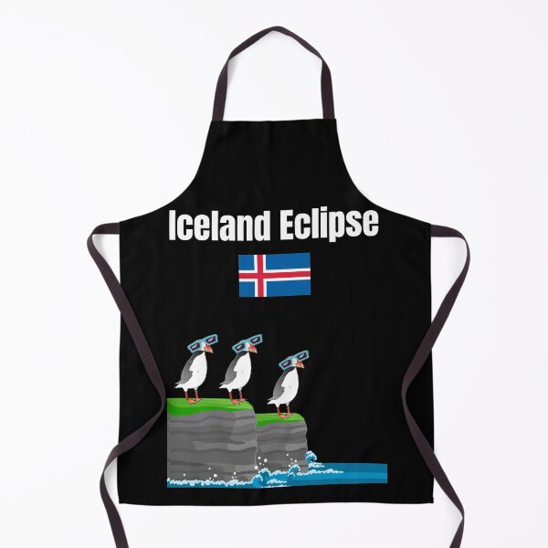 Item preview, Iceland solar eclipses lover Puffin Colony Iceland flag souvenir designed and sold by Artstastic.